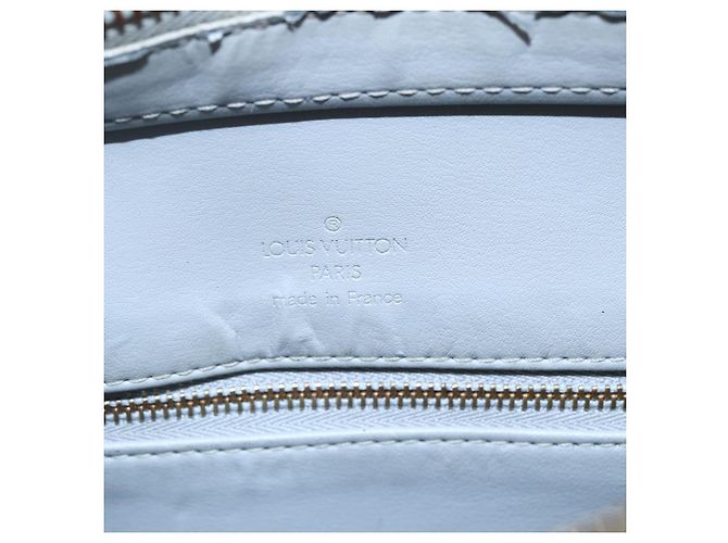 LOUIS VUITTON Borsa a Mano Houston Monogram Vernis Grigio M91053 LV Auth 150702 - vista 10