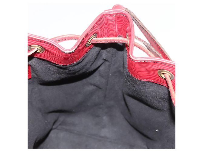 Noe LOUIS VUITTON Borsa a Spalla Petit Noé Epi Rossa M44107 LV Auth 149384 Rosso - vista 19