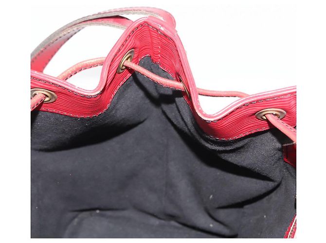 Noe LOUIS VUITTON Borsa a Spalla Petit Noé Epi Rossa M44107 LV Auth 149384 Rosso - vista 20