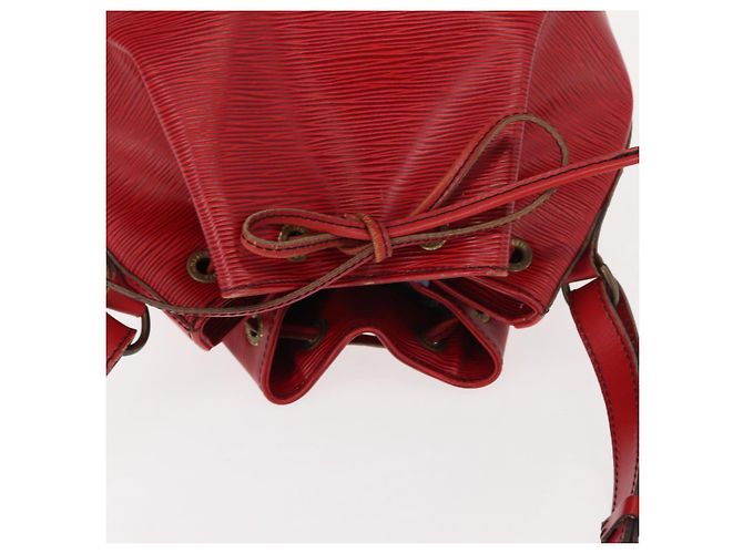 Noe LOUIS VUITTON Borsa a Spalla Petit Noé Epi Rossa M44107 LV Auth 149384 Rosso - vista 7