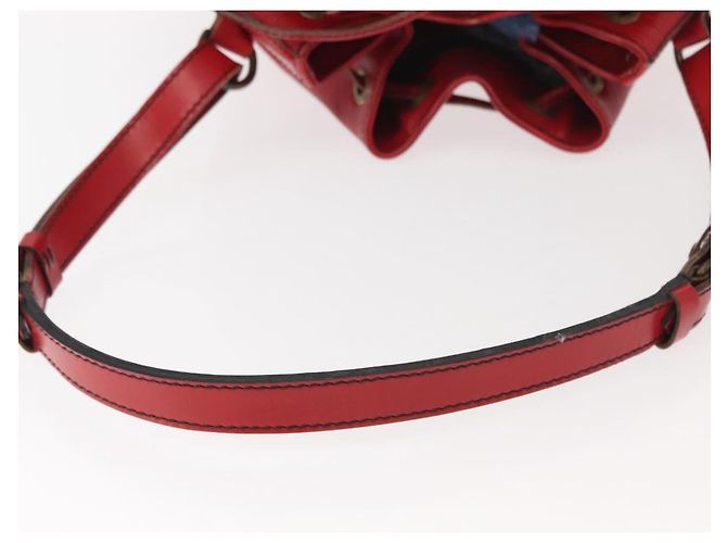 Noe LOUIS VUITTON Borsa a Spalla Petit Noé Epi Rossa M44107 LV Auth 149384 Rosso - vista 8