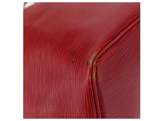 Noe LOUIS VUITTON Borsa a Spalla Petit Noé Epi Rossa M44107 LV Auth 149384 Rosso - vista 9