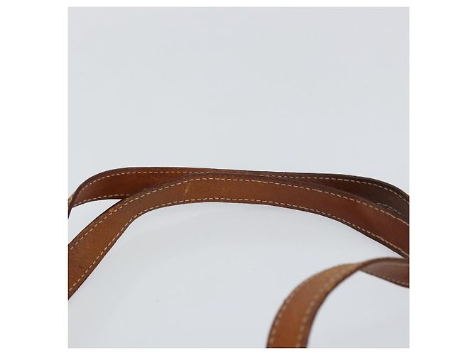 Céline Sac fourre-tout en toile Macadam CELINE en cuir PVC marron doré Auth bs30784 - vue 14