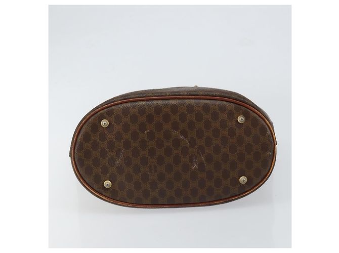 Céline Sac fourre-tout en toile Macadam CELINE en cuir PVC marron doré Auth bs30784 - vue 5