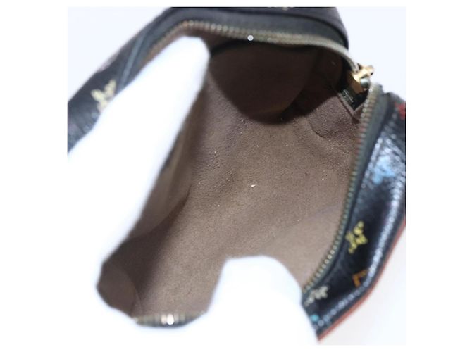 LOUIS VUITTON Pochette Wapity Monogram Multicolore Nera M58034 Auth 152412 Nero - vista 11