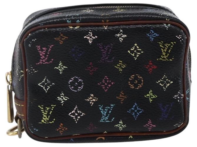 LOUIS VUITTON Pochette Wapity Monogram Multicolore Nera M58034 Auth 152412 Nero - vista 13