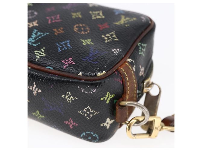 LOUIS VUITTON Pochette Wapity Monogram Multicolore Nera M58034 Auth 152412 Nero - vista 15