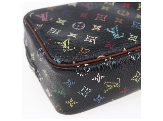 LOUIS VUITTON Pochette Wapity Monogram Multicolore Nera M58034 Auth 152412 Nero - vista 16