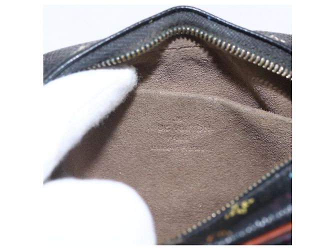 LOUIS VUITTON Pochette Wapity Monogram Multicolore Nera M58034 Auth 152412 Nero - vista 17
