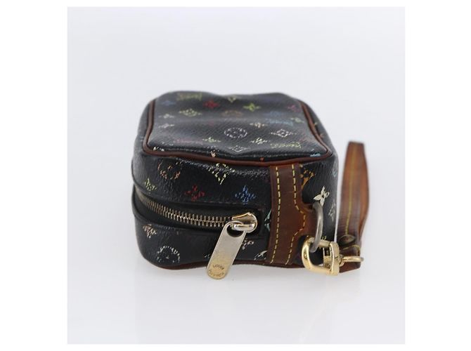 LOUIS VUITTON Pochette Wapity Monogram Multicolore Nera M58034 Auth 152412 Nero - vista 3