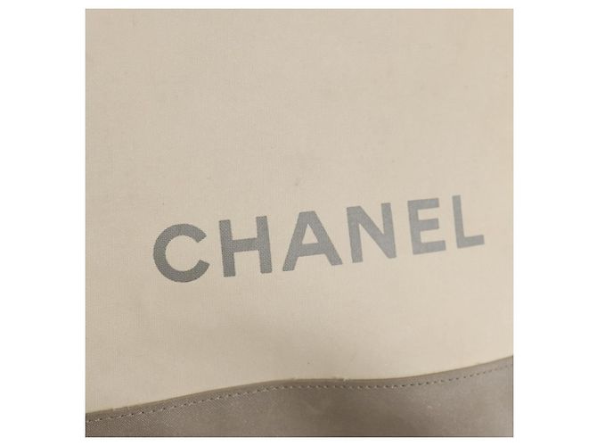 Bolsa Tote em Nylon CHANEL Sports Line 2way Cinza Prata CC Auth bs30392 Marrom - vista 22