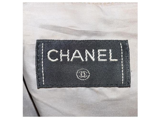 Bolsa Tote em Nylon CHANEL Sports Line 2way Cinza Prata CC Auth bs30392 Marrom - vista 24