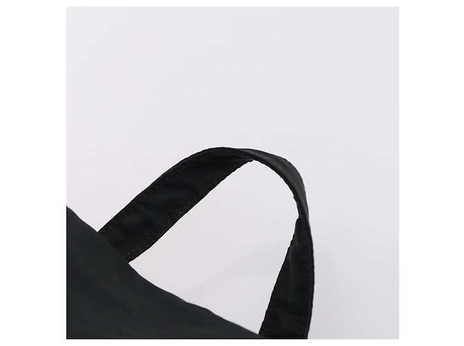 PRADA Backpack Nylon Black Silver Auth bs30542 Silvery - view 14