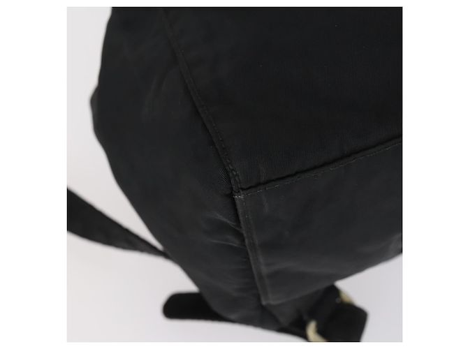 PRADA Backpack Nylon Black Silver Auth bs30542 Silvery - view 17