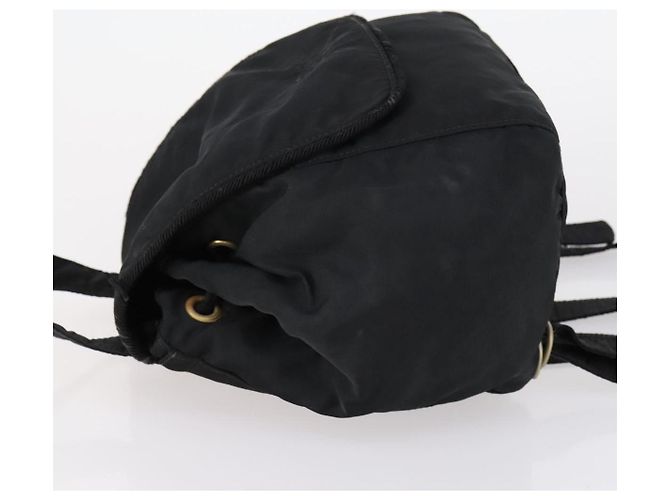 PRADA Backpack Nylon Black Silver Auth bs30542 Silvery - view 4