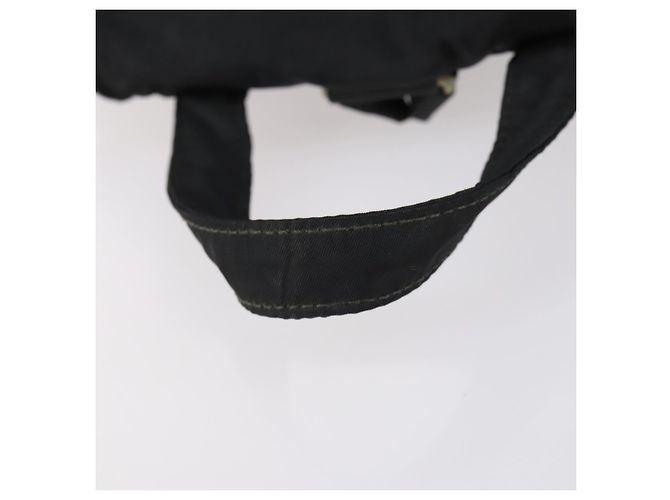 PRADA Backpack Nylon Black Silver Auth bs30542 Silvery - view 7