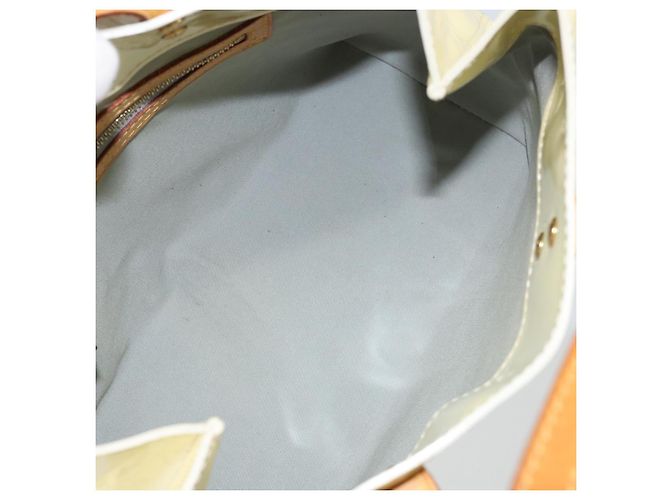 LOUIS VUITTON Borsa a Mano Monogram Vernis Reade PM Perle M91336 LV Auth 150707 - vista 10