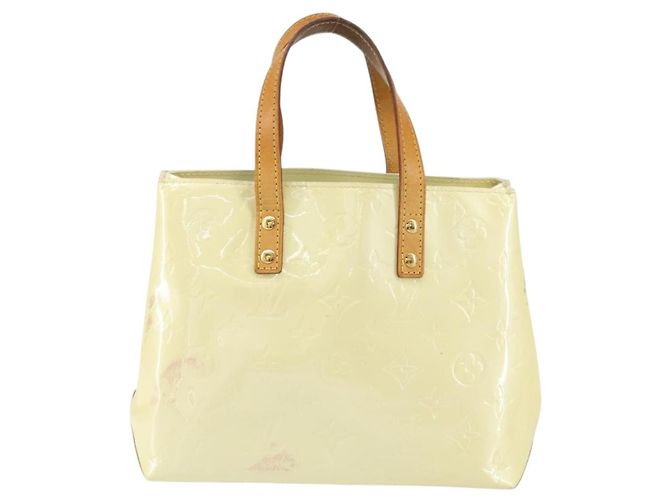 LOUIS VUITTON Borsa a Mano Monogram Vernis Reade PM Perle M91336 LV Auth 150707 - vista 13
