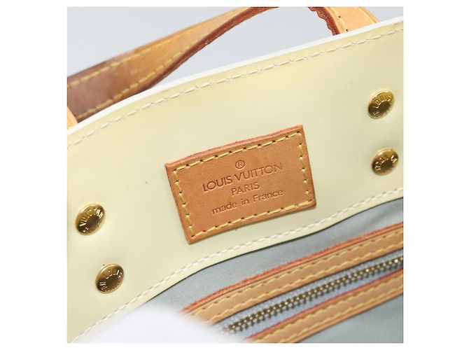 LOUIS VUITTON Borsa a Mano Monogram Vernis Reade PM Perle M91336 LV Auth 150707 - vista 19