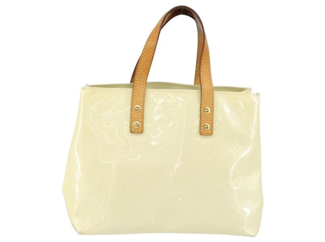 LOUIS VUITTON Borsa a Mano Monogram Vernis Reade PM Perle M91336 LV Auth 150707 - vista 2