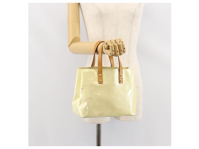 LOUIS VUITTON Borsa a Mano Monogram Vernis Reade PM Perle M91336 LV Auth 150707 - vista 23