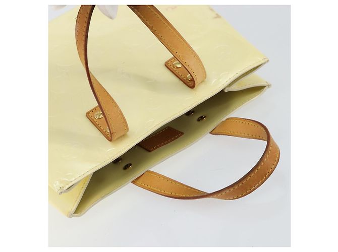LOUIS VUITTON Borsa a Mano Monogram Vernis Reade PM Perle M91336 LV Auth 150707 - vista 6