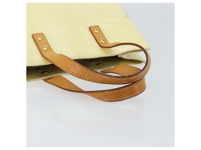 LOUIS VUITTON Borsa a Mano Monogram Vernis Reade PM Perle M91336 LV Auth 150707 - vista 7