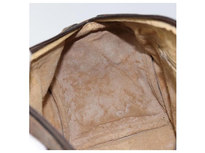 Borsa Gucci GG Supreme Web Sherry Line PVC Beige Oro 012 3842 58 Auth ep11528 D'oro - vista 20