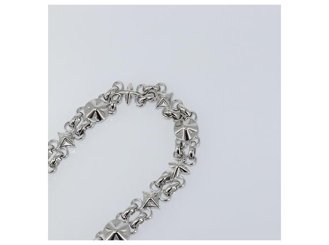 LOUIS VUITTON Chain Shoulder Strap metal 22"" Silver LV Auth 150794 Silvery - view 5