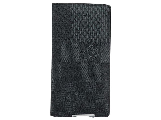 LOUIS VUITTON Brieftasche NM Brazza Damier Graphite N60435 Auth 146091 Damier ebene - Ansicht 13