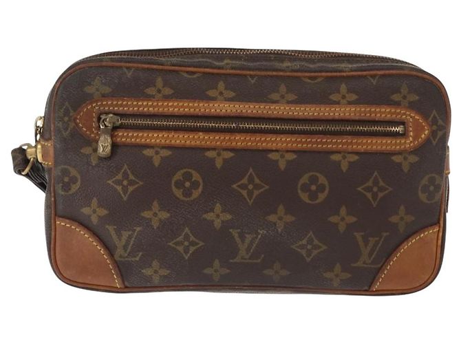 LOUIS VUITTON Clutch Marly Dragonne GM Monogram M51825 LV Auth BA7393 Monogramma - vista 13