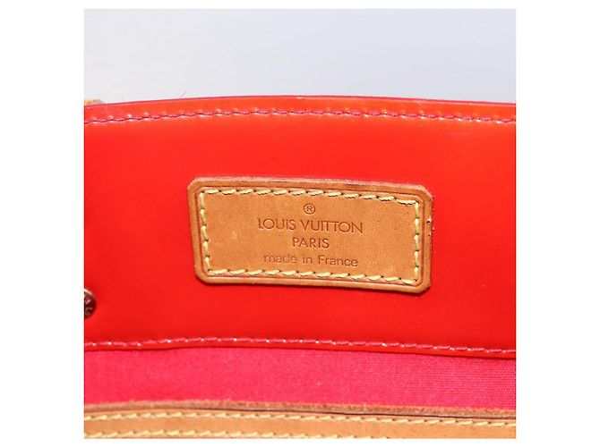 LOUIS VUITTON Monogram Vernis Reade MM Bolso de Mano Rojo M91086 LV Auth 150501 Roja - vista 10