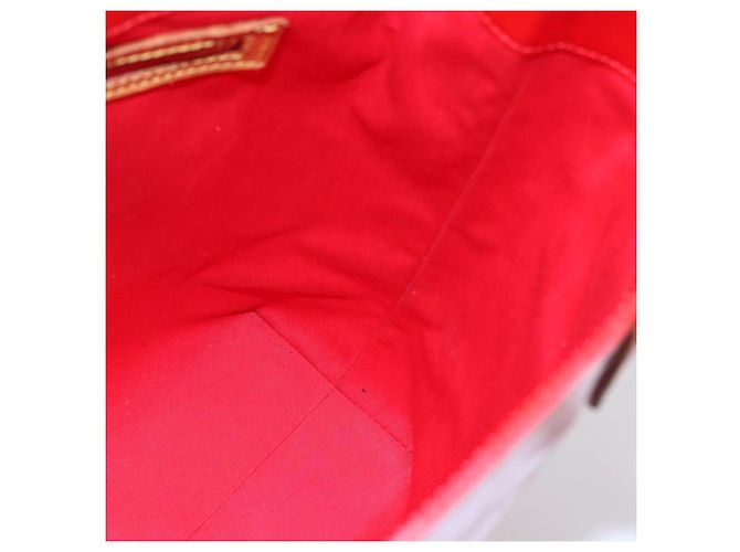 LOUIS VUITTON Monogram Vernis Reade MM Bolso de Mano Rojo M91086 LV Auth 150501 Roja - vista 18