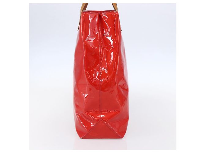 LOUIS VUITTON Monogram Vernis Reade MM Bolso de Mano Rojo M91086 LV Auth 150501 Roja - vista 3