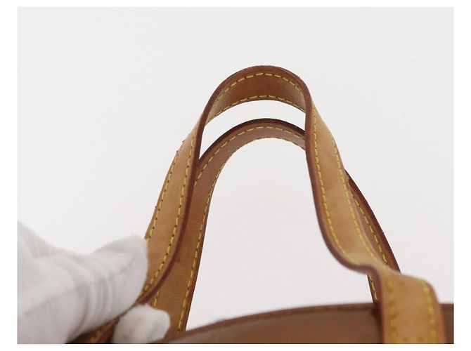 LOUIS VUITTON Monogram Vernis Reade MM Borsa a Mano Bronzo M91143 LV Auth 150433 - vista 14