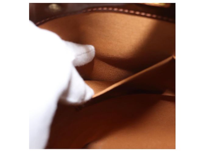 LOUIS VUITTON Monogram Vernis Reade MM Borsa a Mano Bronzo M91143 LV Auth 150433 - vista 20