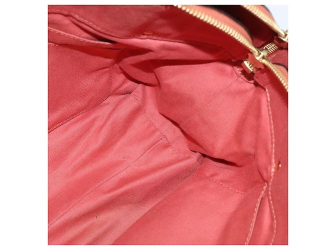 Chloé Bolsa de Mão Chloe Angie em Couro 2 em 1 Marrom Dourado Auth 150382 - vista 19