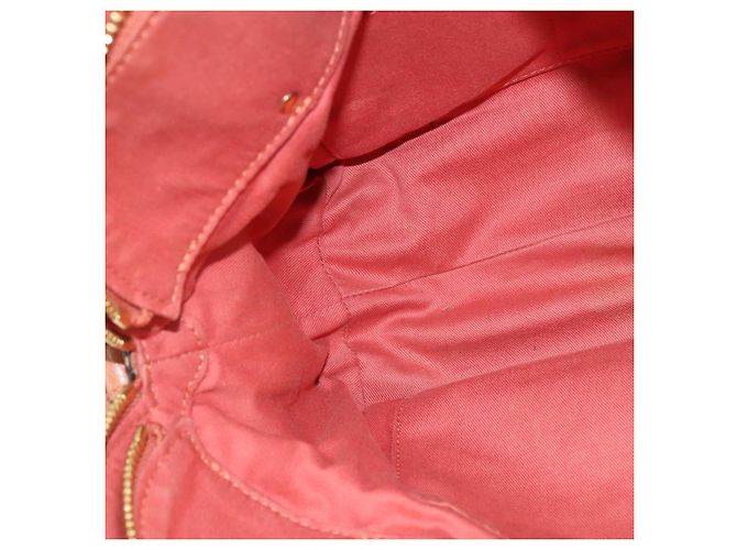 Chloé Bolsa de Mão Chloe Angie em Couro 2 em 1 Marrom Dourado Auth 150382 - vista 20