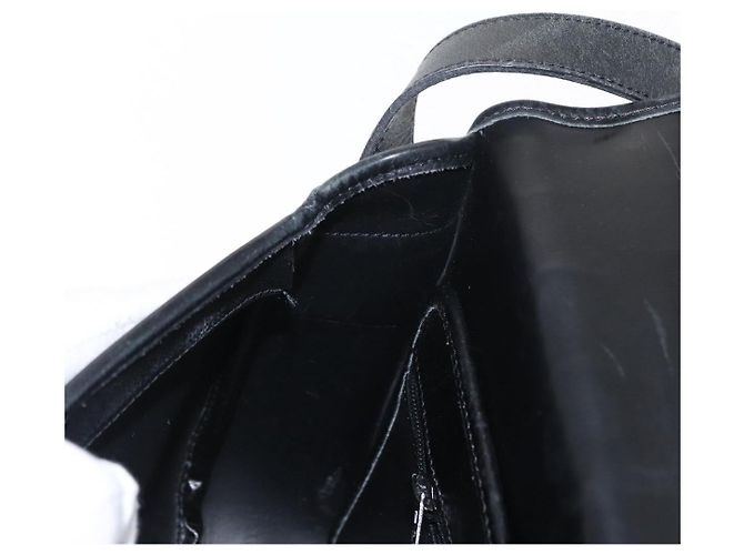 Borsa a spalla in tela a nido d'ape PVC nera e oro Christian Dior Auth ep11923 Nero D'oro - vista 19