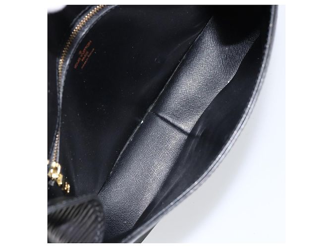 LOUIS VUITTON Borsa a Spalla Epi Saint Cloud GM Nera M52192 LV Auth ep11725 Nero - vista 10