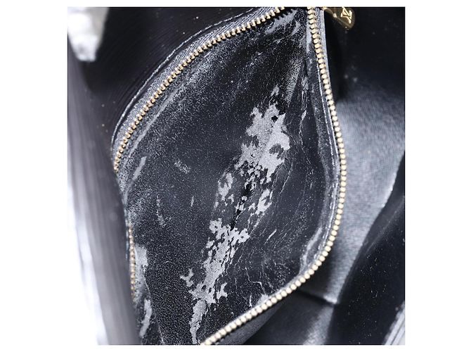 LOUIS VUITTON Borsa a Spalla Epi Saint Cloud GM Nera M52192 LV Auth ep11725 Nero - vista 11