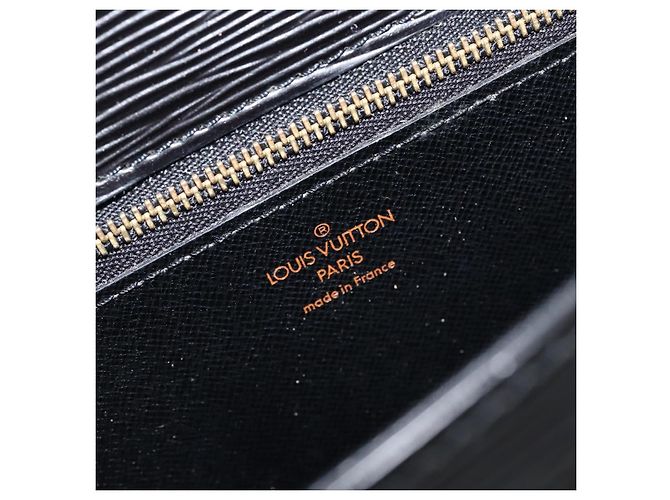 LOUIS VUITTON Borsa a Spalla Epi Saint Cloud GM Nera M52192 LV Auth ep11725 Nero - vista 21