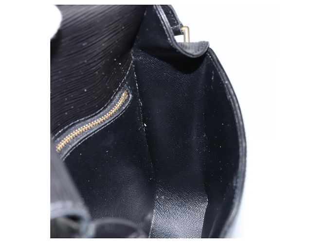 LOUIS VUITTON Borsa a Spalla Epi Saint Cloud GM Nera M52192 LV Auth ep11725 Nero - vista 22