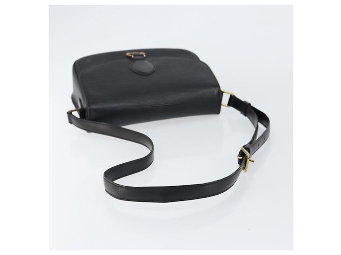 LOUIS VUITTON Borsa a Spalla Epi Saint Cloud GM Nera M52192 LV Auth ep11725 Nero - vista 7