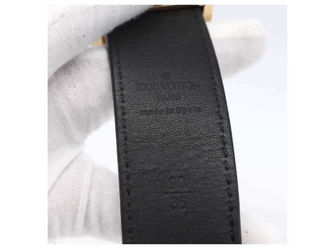 LOUIS VUITTON Multicolor Gürtel Schwarz LV Auth 152435 - Ansicht 11