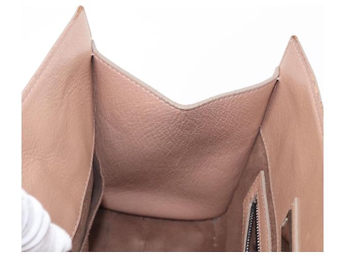 Borsa a mano in pelle Jimmy Choo 2 in 1 Rosa Argento Auth bs30826 - vista 21