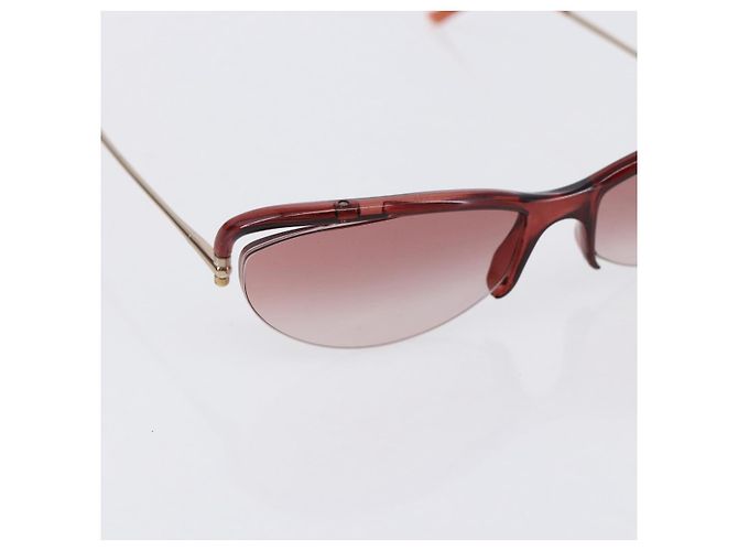 Óculos de sol PRADA de plástico rosa Auth BA7564 - vista 6