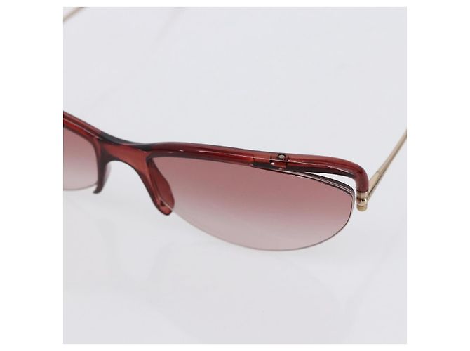 Óculos de sol PRADA de plástico rosa Auth BA7564 - vista 7
