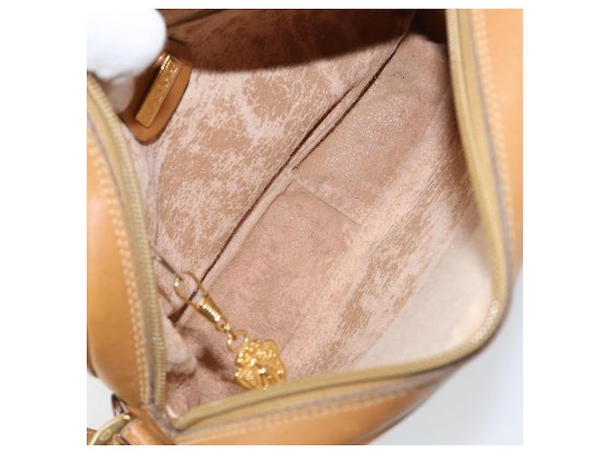 Gucci Borsa a Spalla Micro GG Supreme PVC Oro Beige 007 084 0092 Auth ep11900 D'oro - vista 11