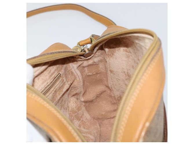 Gucci Borsa a Spalla Micro GG Supreme PVC Oro Beige 007 084 0092 Auth ep11900 D'oro - vista 19